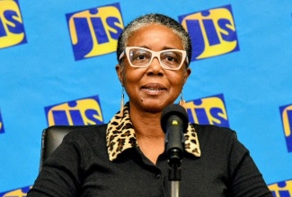 Scientific Officer, Earthquake Unit, Karleen Black, addresses a recent JIS Think Tank.

