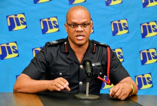 Public Education Officer at the Jamaica Fire Brigade (JFB), Superintendent Emeleo Ebanks, addresses a recent Jamaica Information Service (JIS) ‘Think Tank’.

