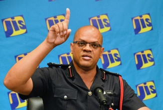 Jamaica Fire Brigade (JFB) Public Education Officer, Superintendent Emeleo Ebanks, emphasises the importance of preparedness and calm response in the event of an earthquake, while speaking during a recent Jamaica Information Service (JIS) ‘Think Tank’.

