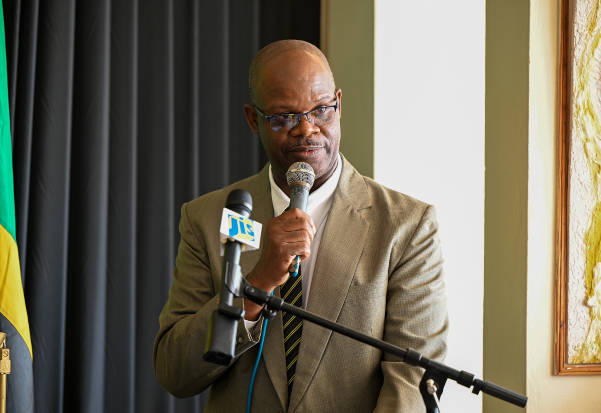 Commanding Officer for the St. Thomas Division, Superintendent of Police Michael Campbell, addresses the recent commissioning ceremony for new Justices of the Peace (JPs) for the parish held at the Whispering Bamboo Cove Resort in Morant Bay. 

