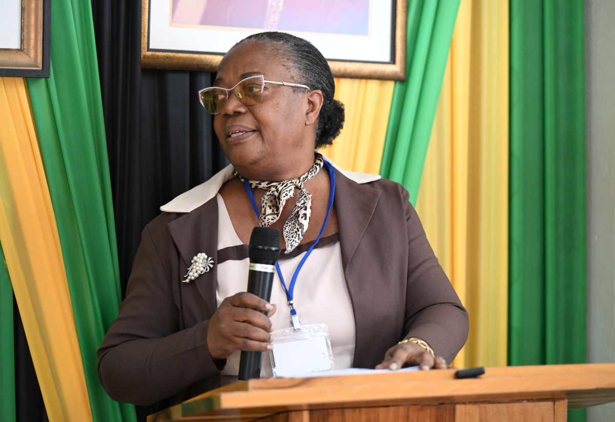 Chief Public Health Inspector for St. Thomas, Pauline Ellington, addresses the first meeting of the St. Thomas Municipal Corporation on January 8 in Morant Bay.

