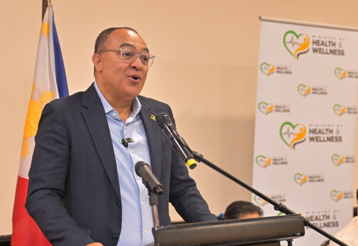 Minister of Health and Wellness, Dr. the Hon. Christopher Tufton.

