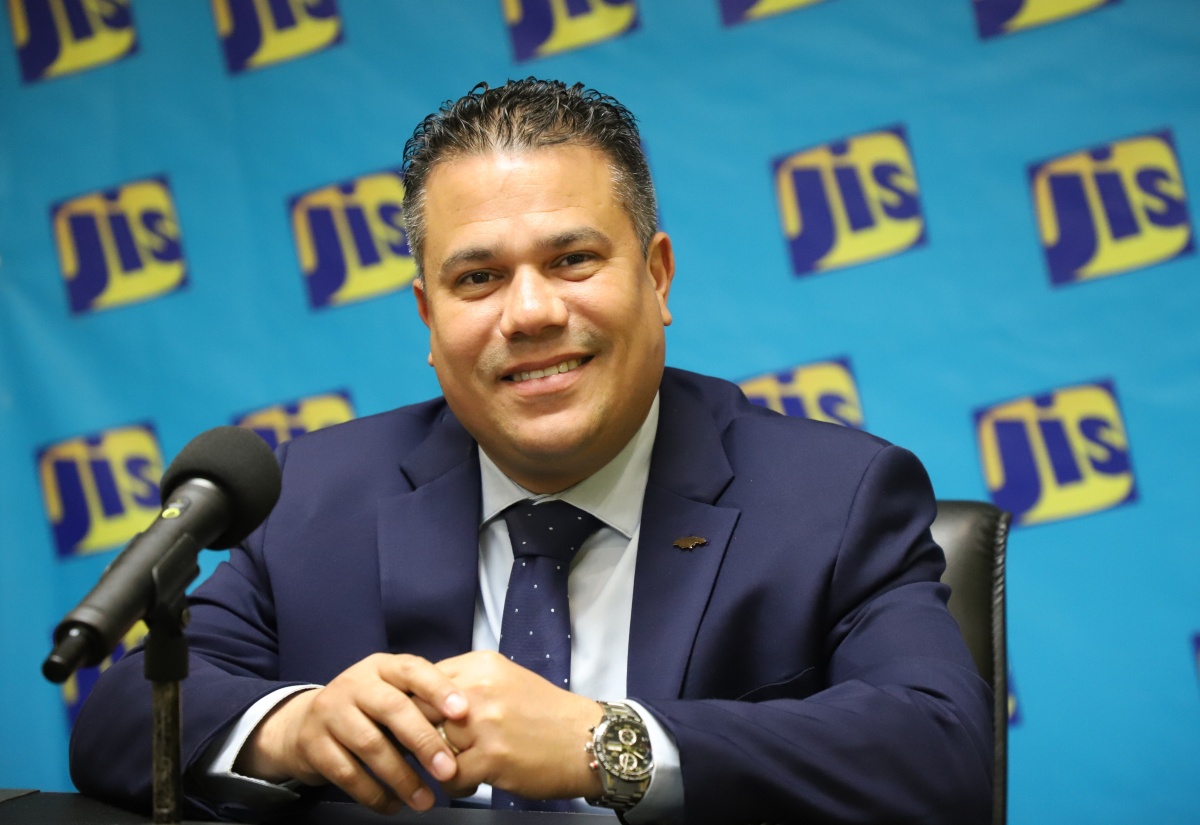 Minister of Water, Environment and Climate Change, Hon. Matthew Samuda, speaks on the importance of wetlands, during a Jamaica Information Service (JIS) ‘Think Tank’ on Wednesday (January 28).

