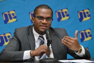 Chief Public Procurement Policy Officer at the Ministry of Finance and the Public Service, Jovell Barrett, speaks at a JIS Think Tank on January 8, 2026, about the guidance note issued to procuring entities on emergency procurement procedures.