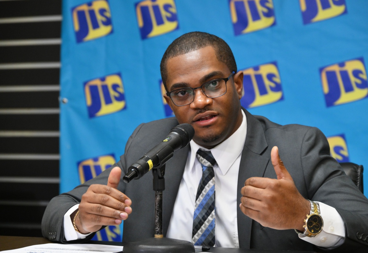 Chief Public Procurement Policy Officer at the Ministry of Finance and the Public Service, Jovell Barrett, speaks at a recent JIS Think Tank about the planned improvements to the Government of Jamaica Electronic Procurement Portal (GoJEP)

