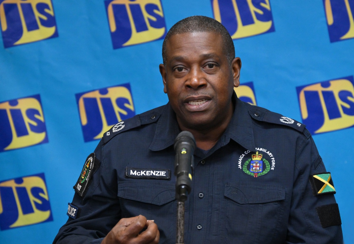 Assistant Commissioner of Police, Dr. Gary McKenzie, who has been reassigned the Strategic Operations portfolio, outlines the Jamaica Constabulary Force’s plan to respond in the event the country experiences a major earthquake, during a JIS Think Tank on January 13. 

