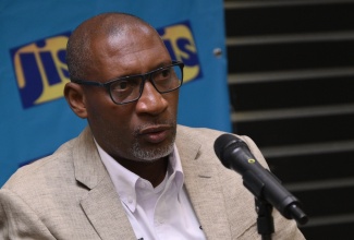 Director of Engineering and Technical Services at the National Irrigation Commission Limited (NIC), Rohan Stewart, addresses a recent JIS Think Tank, during which he outlined plans for the procurement of additional generators valued at over $107 million, funded through the Ministry of Agriculture, Fisheries and Mining, to strengthen the resilience of the island’s irrigation systems.

