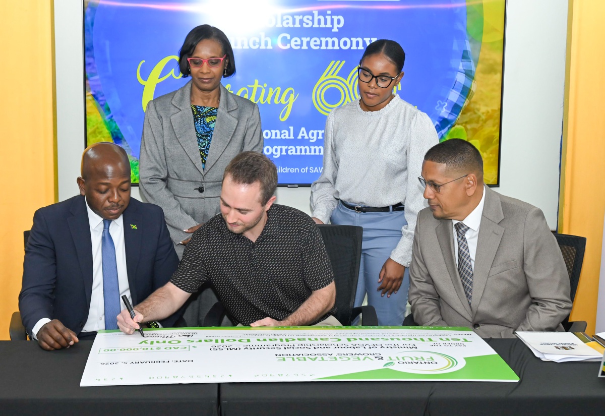 Jamaica and Canada Celebrate 60-Year SAWP Partnership with Scholarship Programme