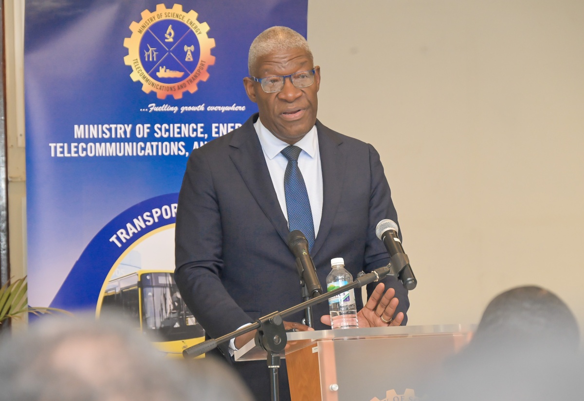 Jamaica Urban Transit Company (JUTC) Managing Director, Owen Ellington, addressed the Ministry of Energy, Transport and Telecommunications press conference on Tuesday (February 17).

