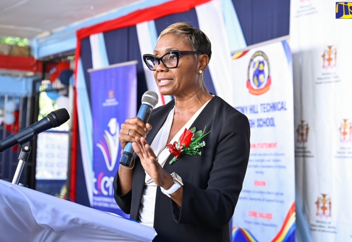 Minister of State in the Ministry of National Security and Peace, Hon. Juliet Cuthbert Flynn.

