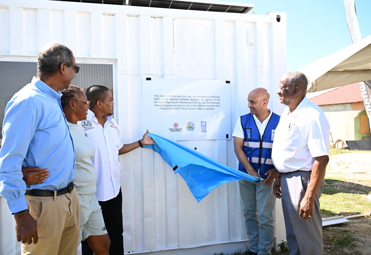 Fishers in Parottee, Galleon Benefit from Solar-Powered Energy Centres