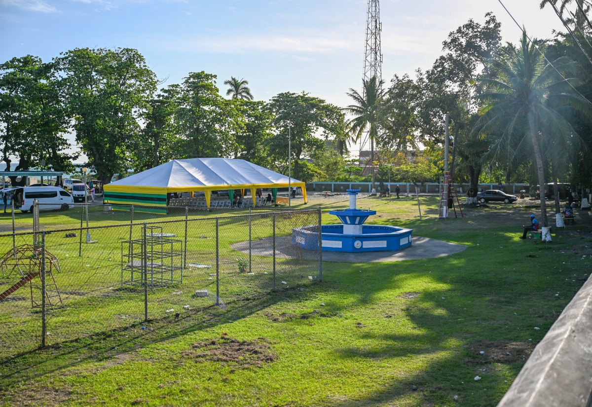 Morant Bay Residents Engaged On Rudolph Elder Park Renovation Project