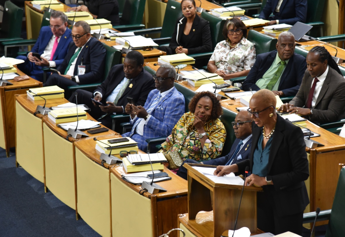 Minister of Finance and the Public Service, Hon. Fayval Williams, tables the 2026/27 Estimates of Expenditure in the House of Representatives on February 12.

