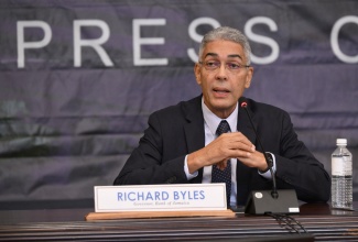 Bank of Jamaica (BOJ) Governor, Richard Byles.

