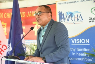 Minister of Health and Wellness, Dr. the Hon. Christopher Tufton.

