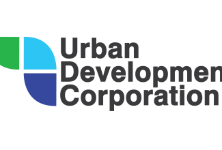 The Urban Development Corporation (UDC) Logo.

