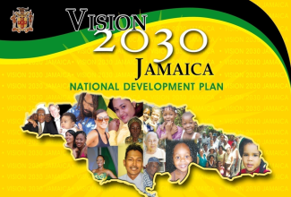 The Vision 2030 Jamaica Logo.       

