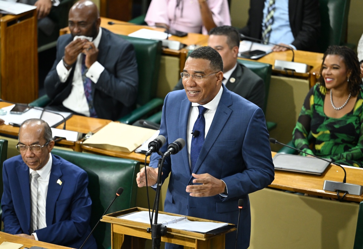 Prime Minister, Dr. the Most Hon. Dr. Andrew Holness, makes his contribution to the 2026/27 Budget Debate in the House of Representatives on Thursday (March 19).

