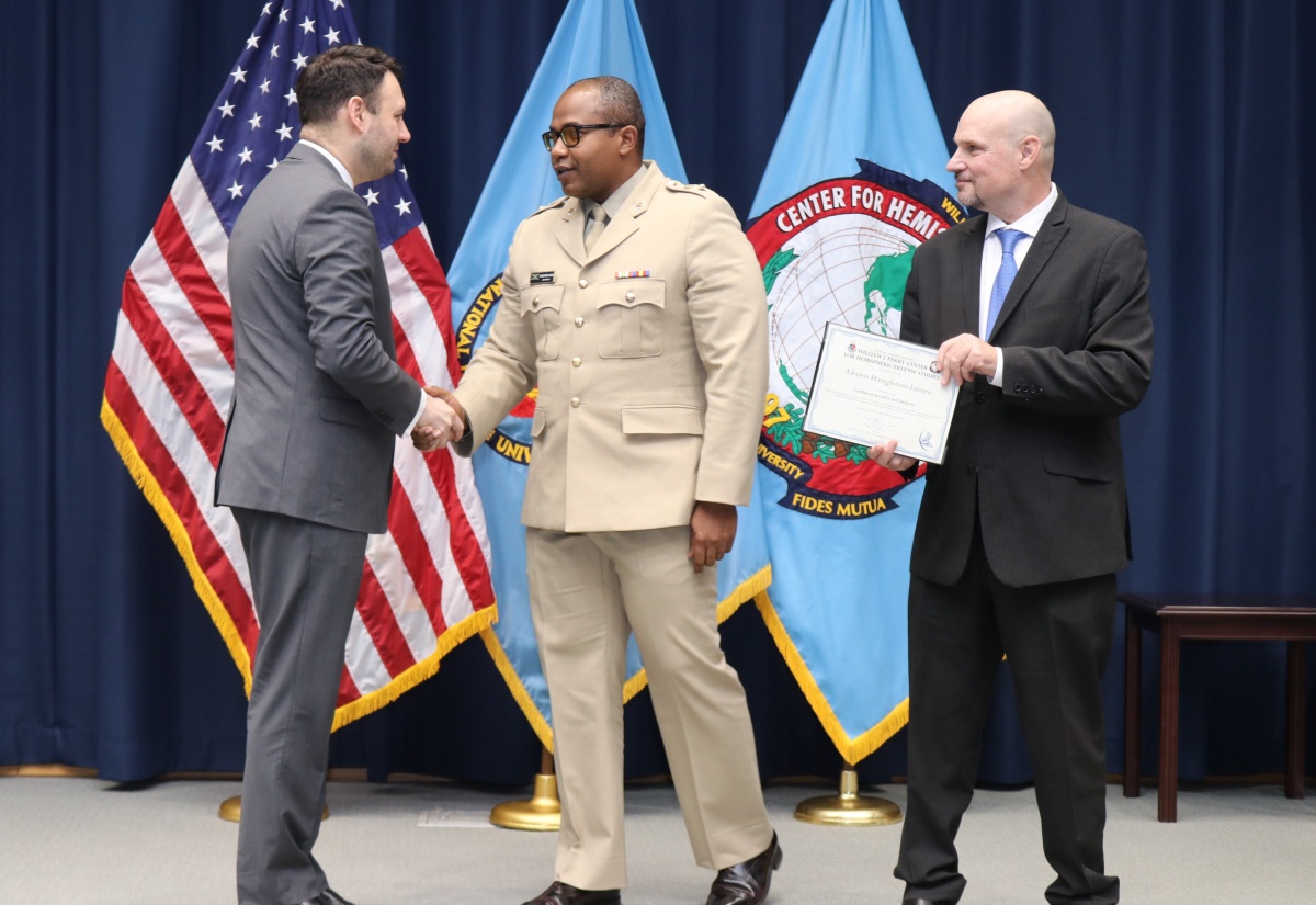 Seven Jamaican Officers Graduate Caribbean Security Course in Washington DC