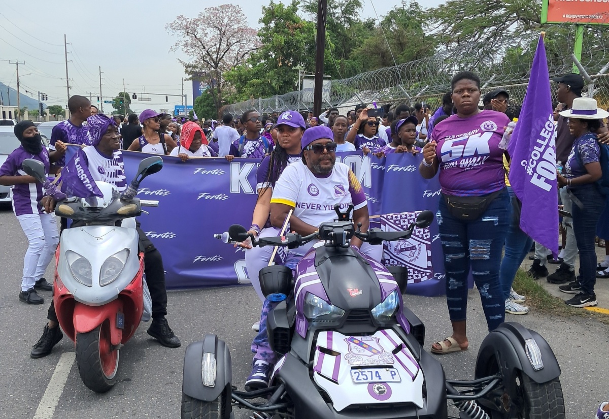 Students And Supporters Bring Energy, School Pride To Streets Of Kingston