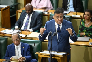 Prime Minister, Dr. the Most Hon. Andrew Holness, delivers his 2026/2027 Budget Debate presentation in the House of Representatives on Thursday (March 19).


