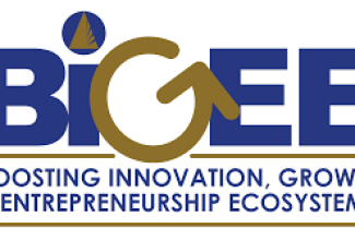 Logo for the Boosting Innovation, Growth and Entrepreneurial Ecosystems (BIGEE) project.

