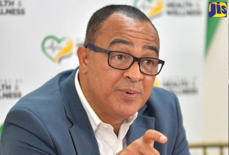 Minister of Health and Wellness, Dr. the Hon. Christopher Tufton.

