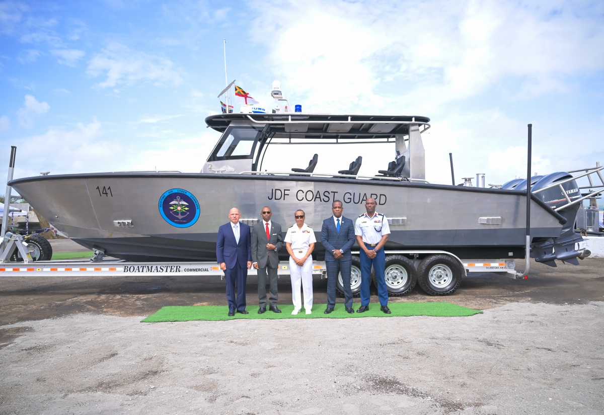 JDF Coast Guards Receives Four High-Speed Surface Interceptor Vessels