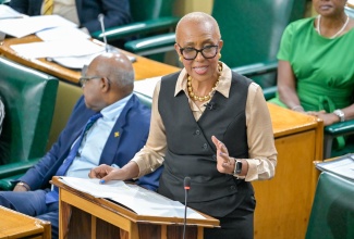 Minister of Finance and the Public Service, Hon. Fayval Williams, closes the 2026/27 Budget Debate in the House of Representatives on Tuesday (March 24).

