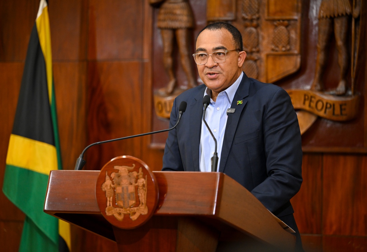 Minister of Health and Wellness, Dr. the Hon. Christopher Tufton.

