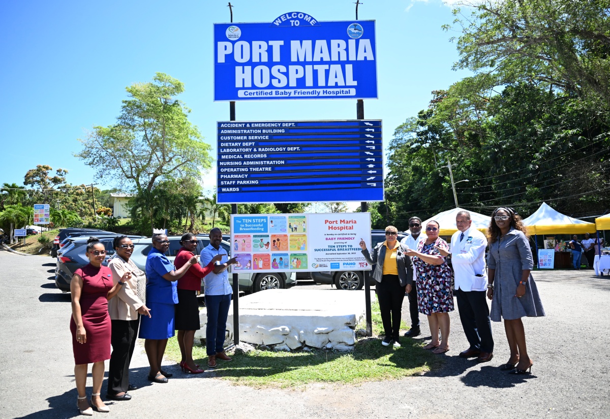 Port Maria Hospital Recertified Baby-Friendly