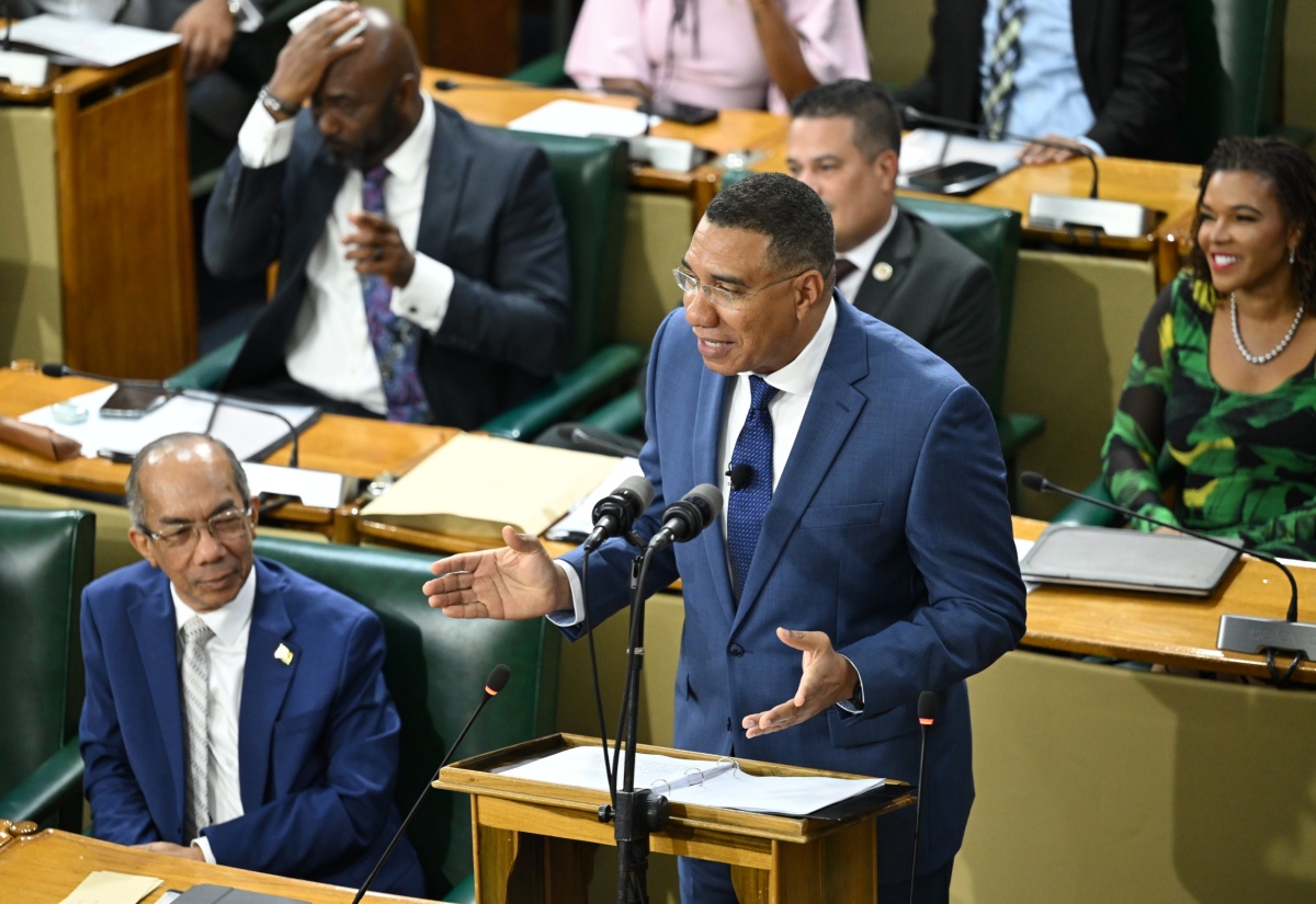 Prime Minister, Dr. the Most Hon. Andrew Holness, makes his contribution to the 2026/2027 Budget Debate in the House of Representatives on (March 19).

