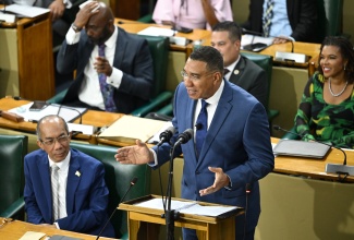 Prime Minister, Dr. the Most Hon. Andrew Holness, makes his contribution to the 2026/2027 Budget Debate in the House of Representatives on (March 19).

