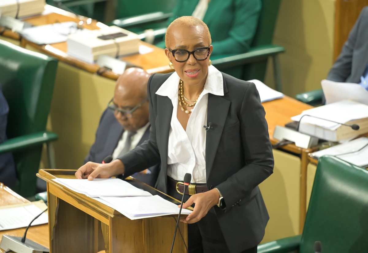 Minister of Finance and the Public Service, Hon. Fayval Williams, opens the 2026/2027 Budget Debate in the House of Representatives on Tuesday (March 10).

