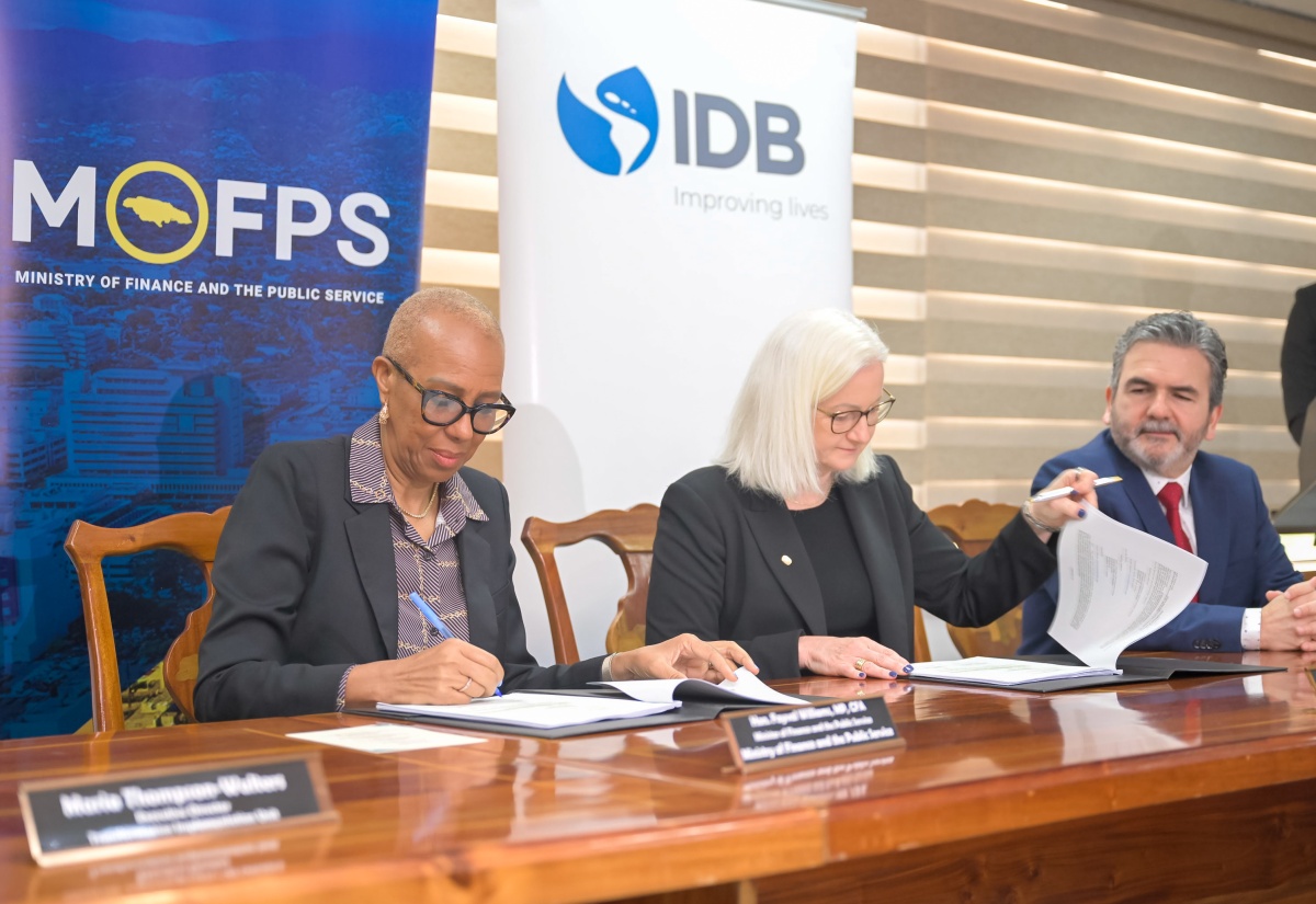 Gov’t Signs US$70-Million IDB Loan To Advance Public Sector Transformation