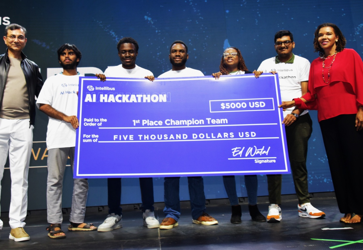 Fingers Cramped Codes Way to Victory At Intellibus AI Hackathon