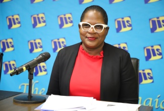 Director of Communications at the Consumer Affairs Commission (CAC), Latoya Halstead, speaks during a recent Jamaica Information Service (JIS) ‘Think Tank’. 


