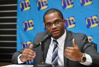 Chief Public Procurement Policy Officer at the Ministry of Finance and Public Service, Jovell Barrett speaking with JIS News.