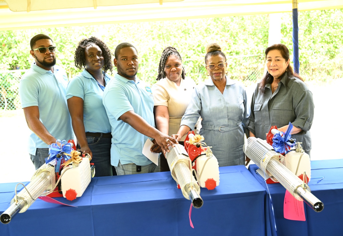 NERHA Hands Over 12 Fogging Machines To Three Parish Health Departments