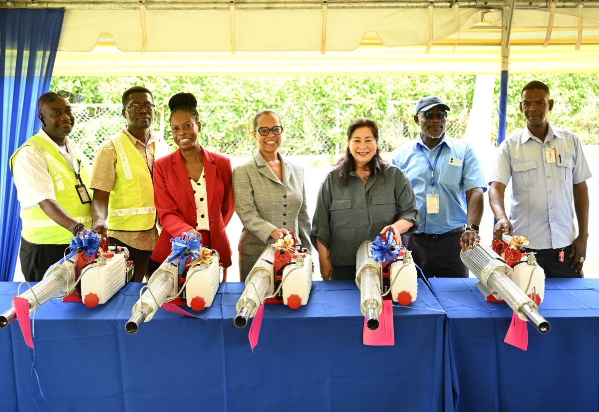NERHA Hands Over 12 Fogging Machines To Three Parish Health Departments