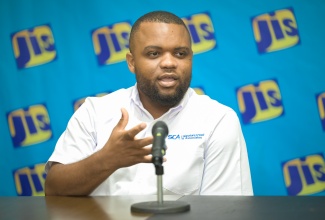 Partner at Signature Creed and Associates, Kevon McIntosh, speaks during a Jamaica Information Service (JIS)