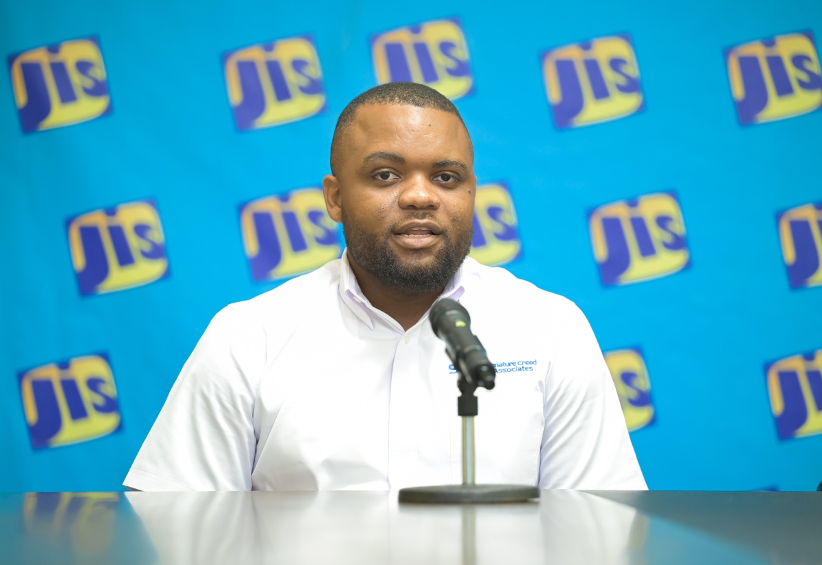 Partner at Signature Creed and Associates (SCA), Kevon McIntosh, provides details about the annual Caribbean Chief Financial Officer (CFO) Summit at a Jamaica Information Service Think Tank on March 16. The two-day virtual event is scheduled for March 24 to 25.


