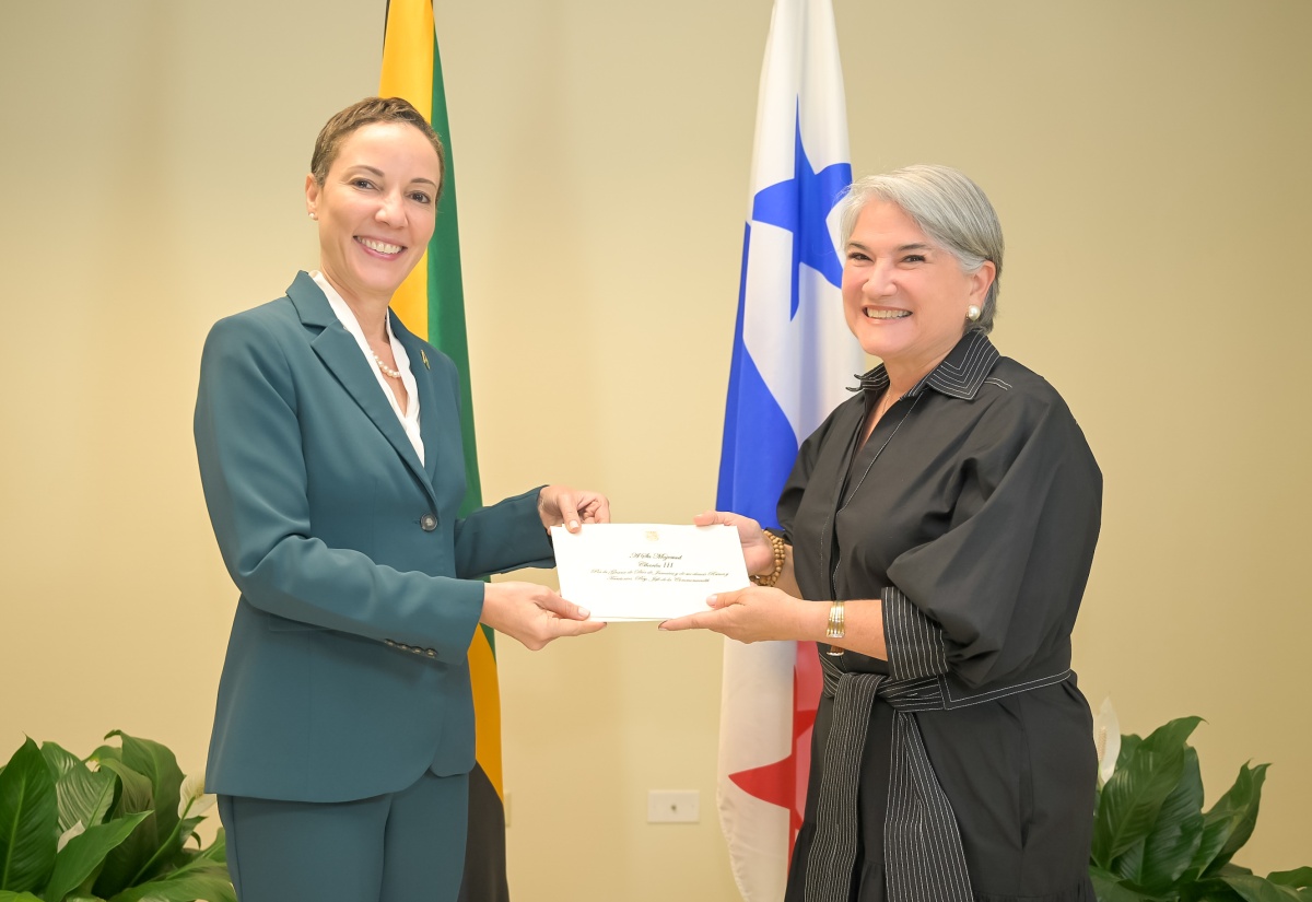 PHOTOS: Minister Johnson Smith Receives Credentials from Envoys of Panama, Türkiye, Qatar, and Malta