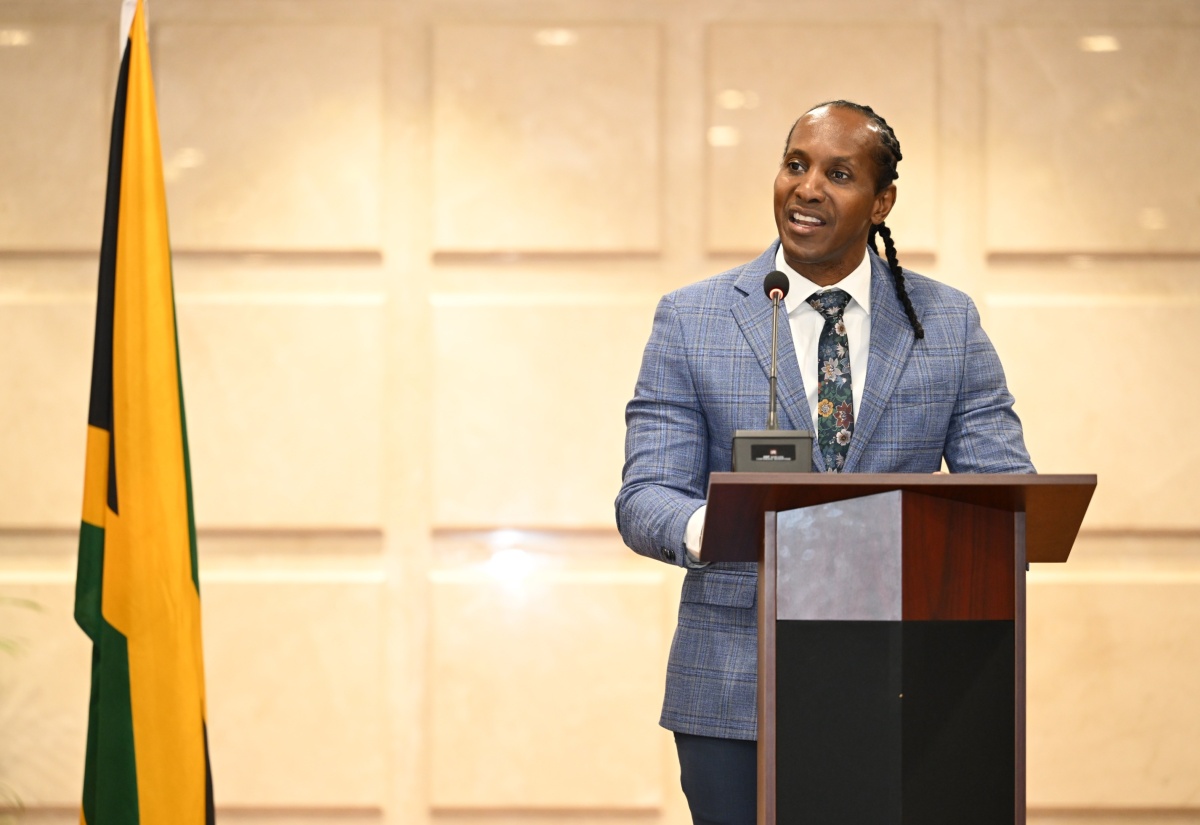 Minister of State in the Ministry of Foreign Affairs and Foreign Trade, Hon. Alando Terrelonge.

