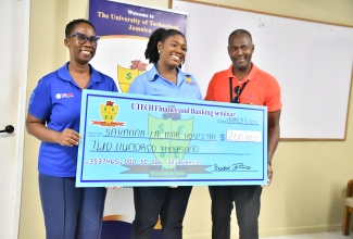UTECH Students Make Donation to Savanna-La-Mar Public General Hospital