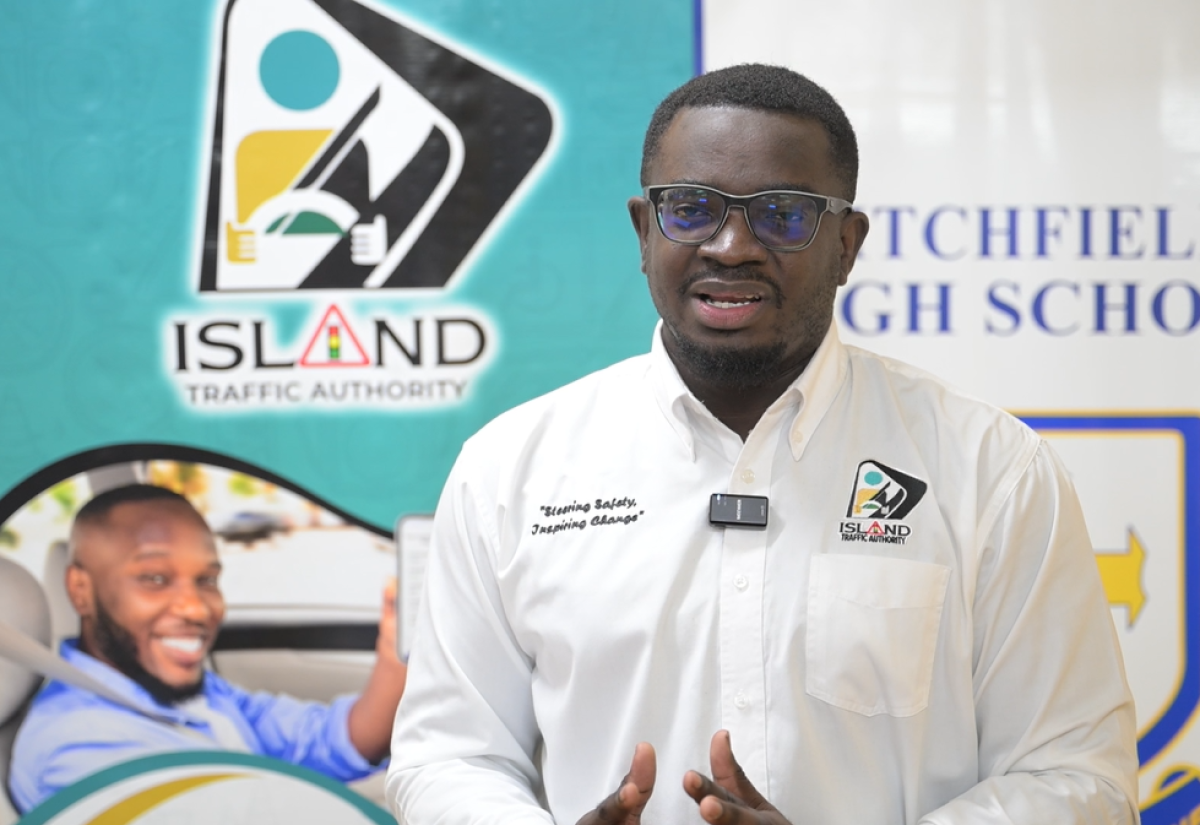 Corporate Communications and Public Relations Manager at the Island Traffic Authority, Dontae Matthews.

