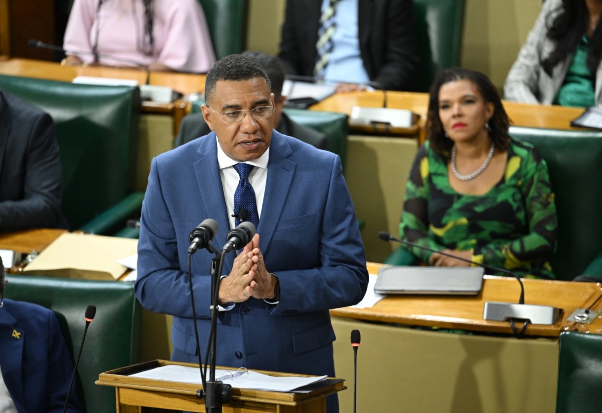 Prime Minister, Dr. the Most Hon. Andrew Holness, makes his contribution to the 2026/27 Budget Debate in the House of Representatives on Thursday (March 19).


