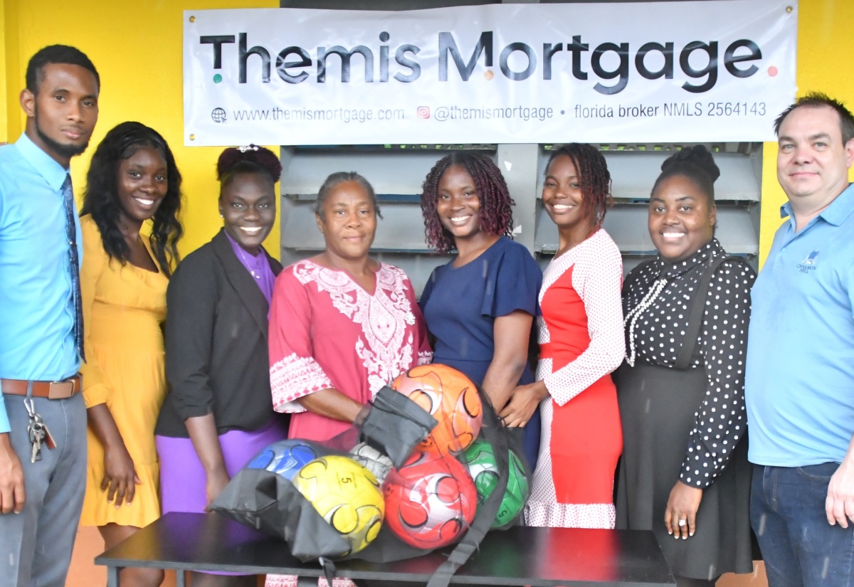 Brampton Primary Gets Furniture, Footballs from Florida-Based Company