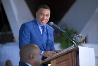 Prime Minister, Dr. the Most Hon. Andrew Holness, addresses the National Housing Trust (NHT) 50th anniversary thanksgiving service on April 19 at the Webster Memorial United Church in Kingston.
