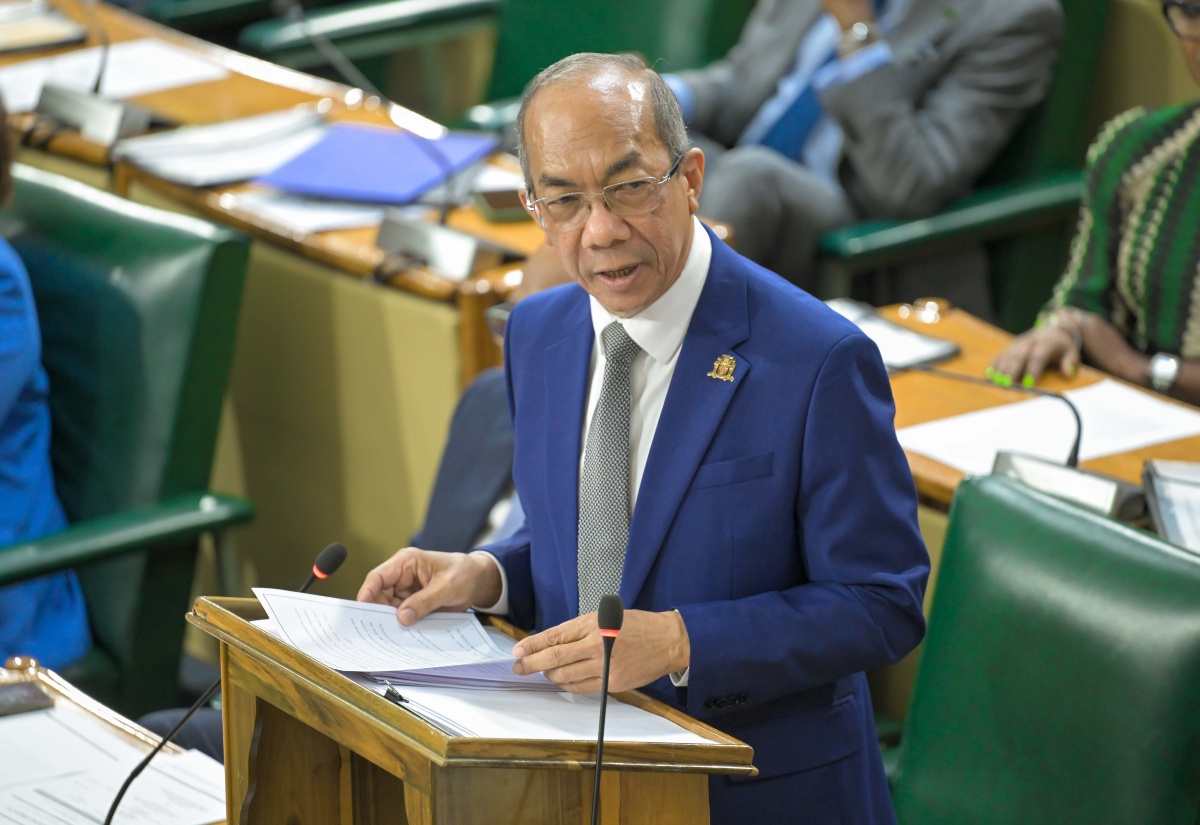 Deputy Prime Minister and Minister of National Security and Peace, Hon. Dr. Horace Chang, opens the 2026/27 Sectoral Debate in the House of Representatives on Tuesday (April 21).

